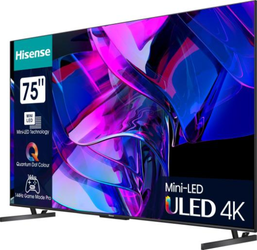Телевізор Hisense 75U7KQ рідкокристалічний