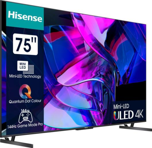 Телевізор Hisense 75U7KQ рідкокристалічний