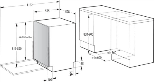 Посудомийна машина Hisense HV663C60