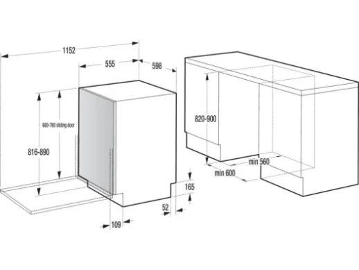 Посудомийна машина Hisense HV673B66