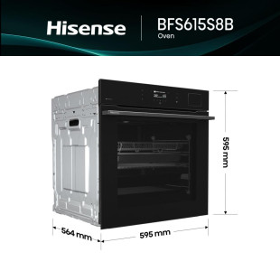 Духовий шкаф Hisense BFS615S8B