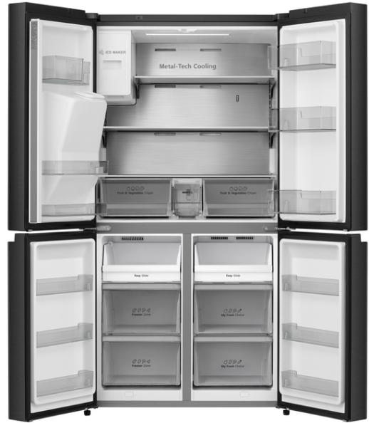 Двокамерний холодильник Hisense RQ7P522STFE